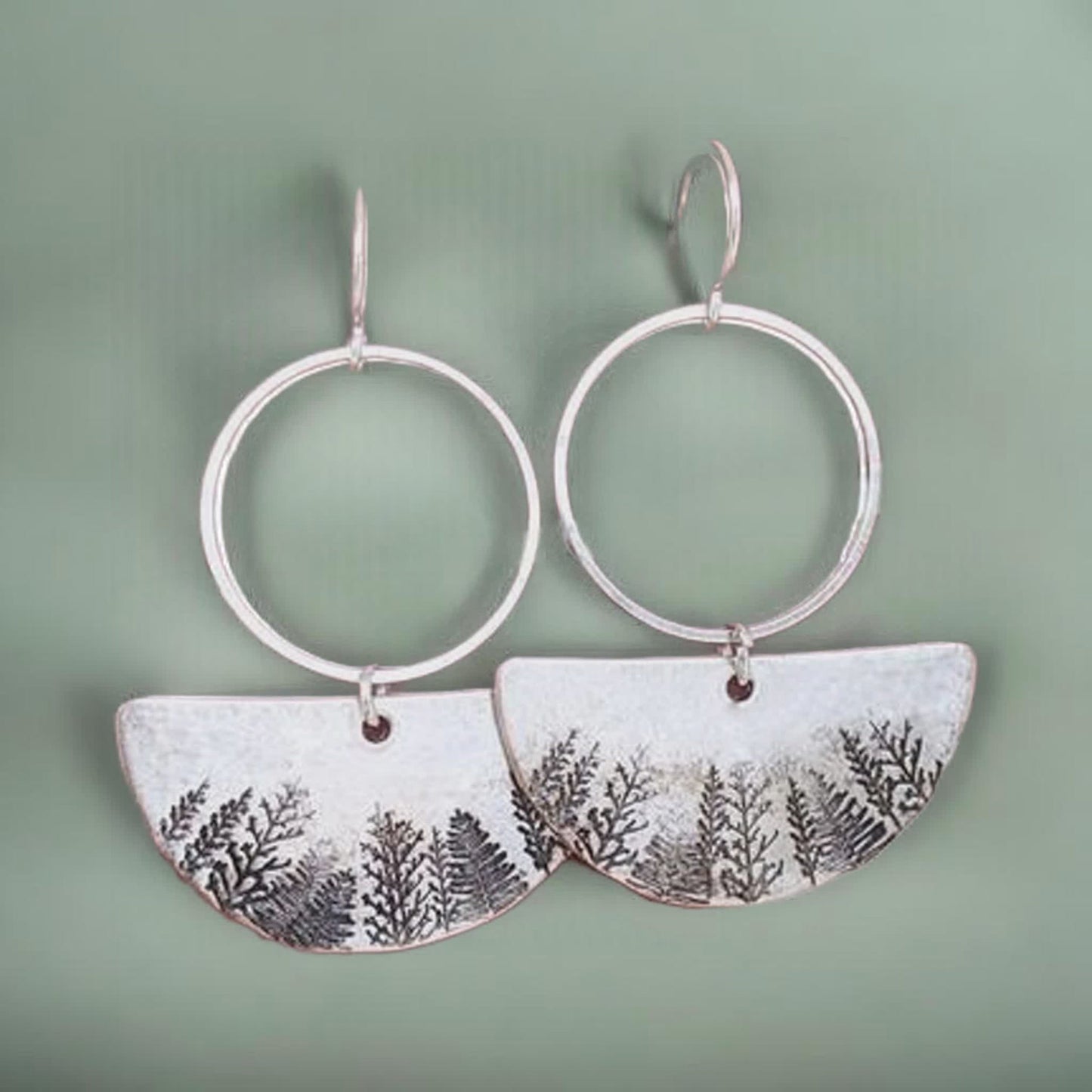 Silver Forest Earrings