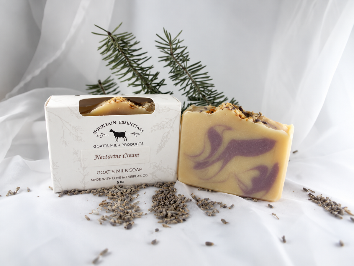 Nectarine Cream Goat Milk Hand and Body Soap