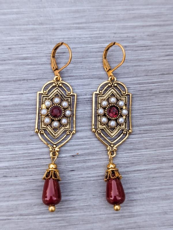 Beautiful Victorian Drop Earrings