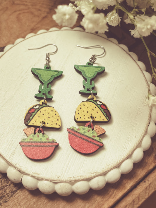 Adorable Mexican Food Earrings