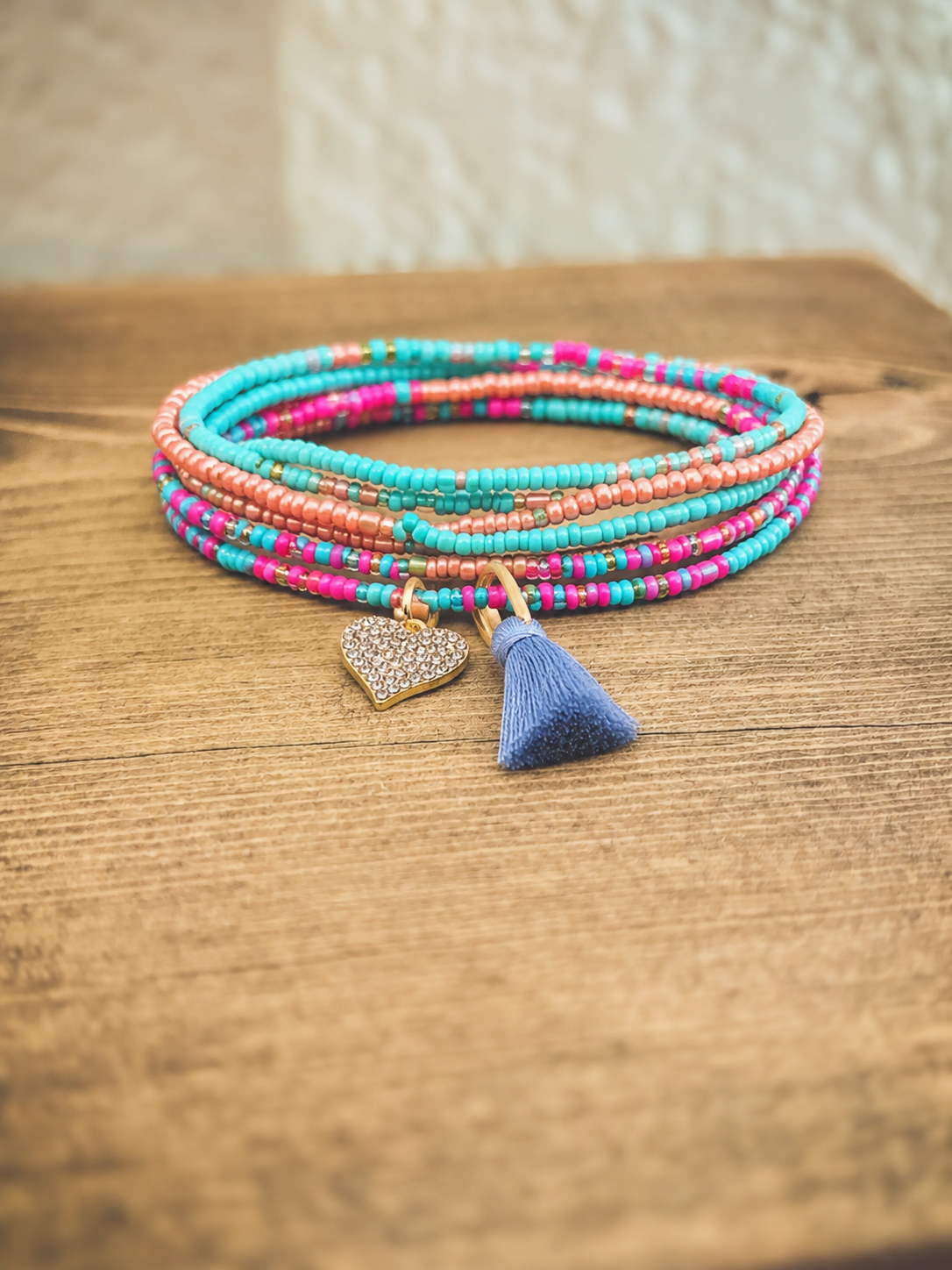 Beautiful Colorful Stacking Bracelet Set