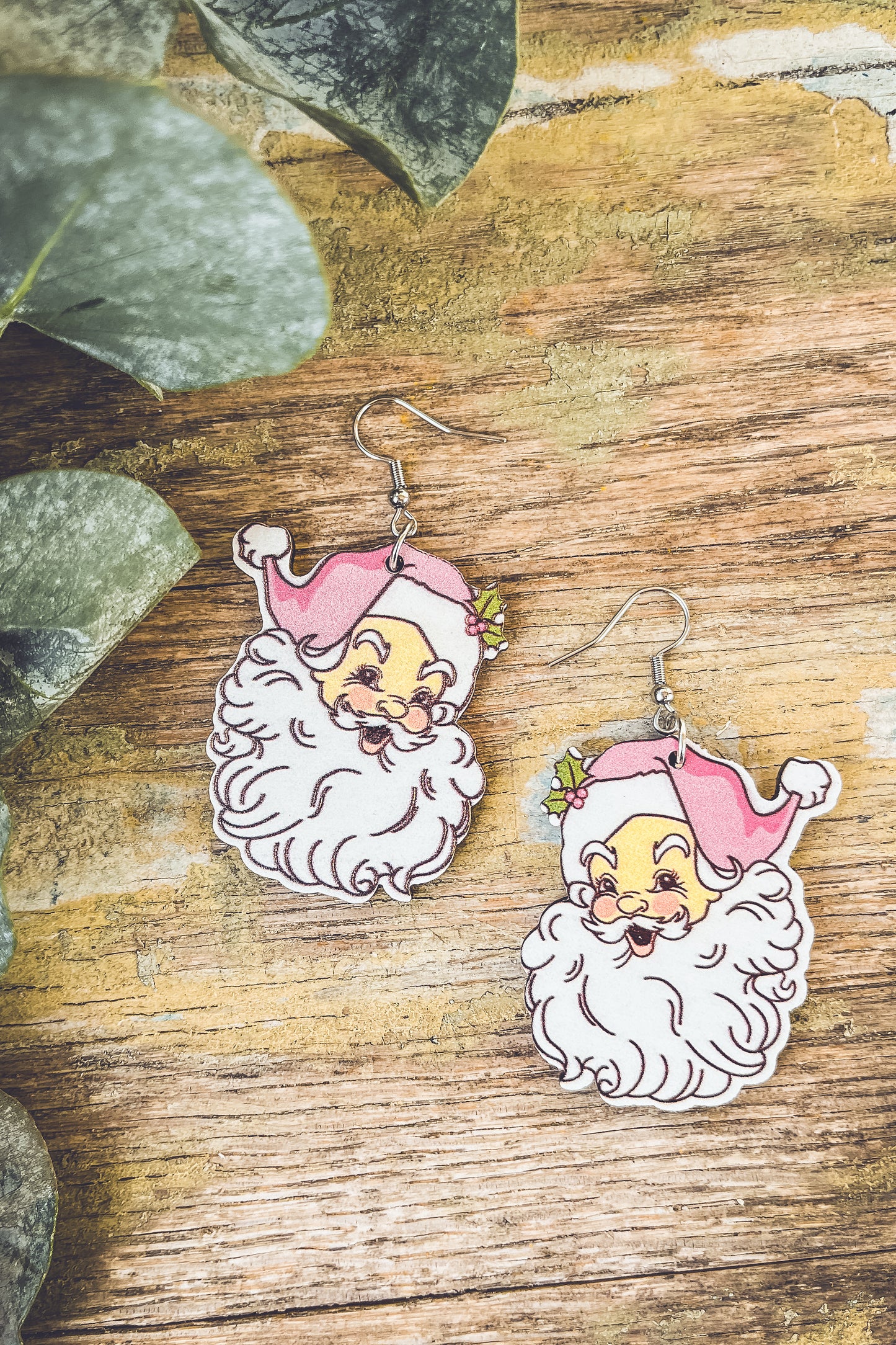 Adorable Santa Earrings