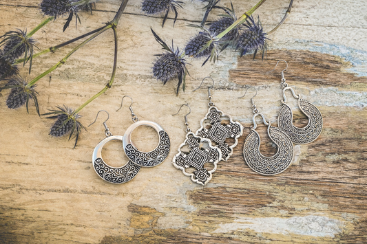 Beautiful Boho Earring Set - Set of 3