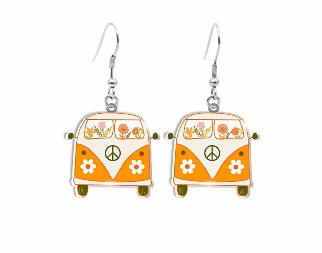 Adorable Vintage Van Earrings