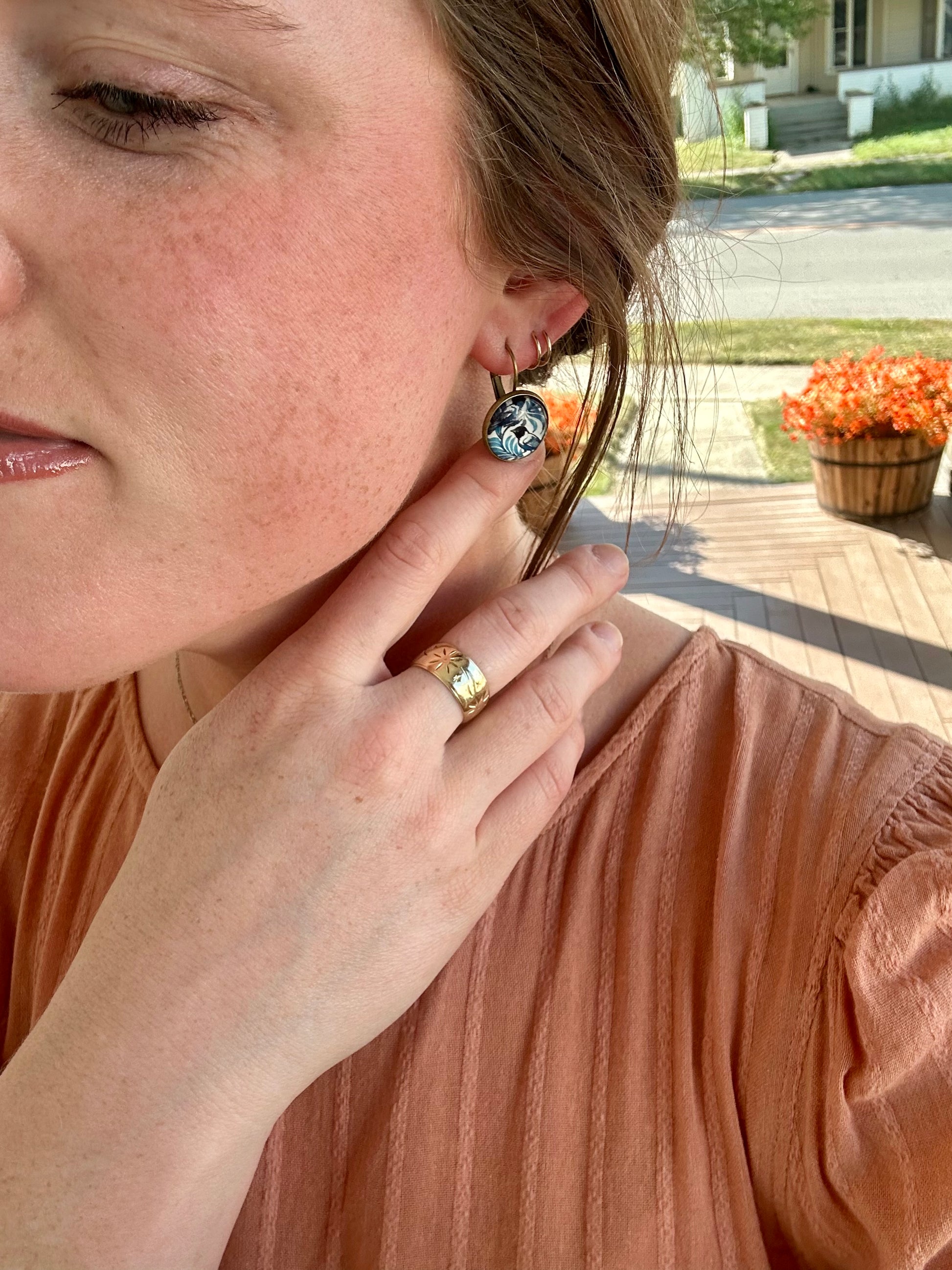 Beautiful Vintage Bird Earrings