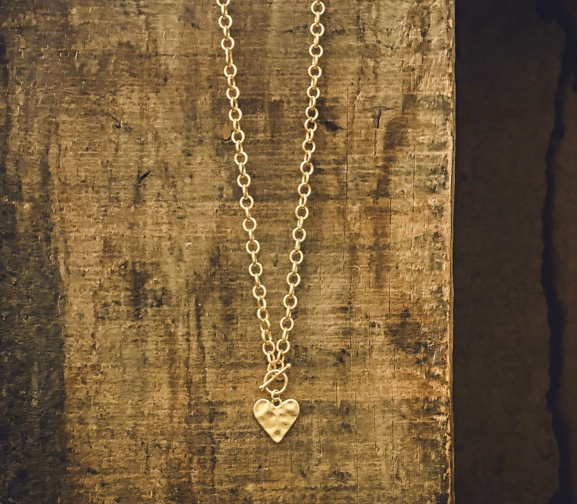 Beautiful Gold Heart Necklace