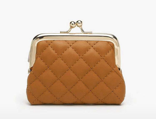Vintage Quilted Coin Purse