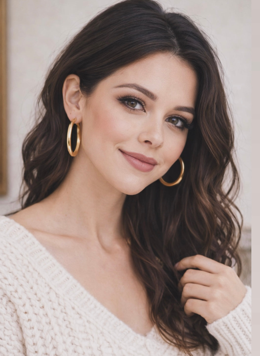 The Everyday Hoop Large-Gold or Silver