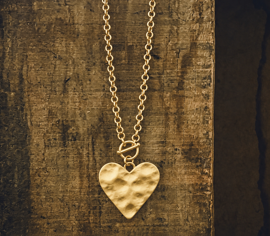 Beautiful Gold Heart Necklace