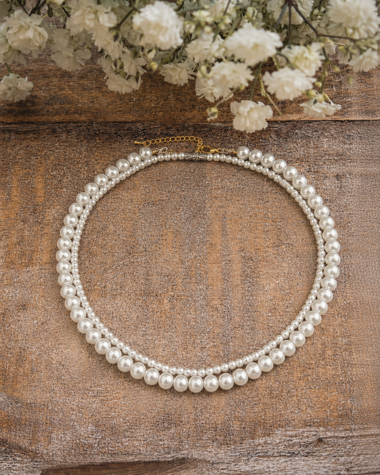 Beautiful Pearl Necklace Set