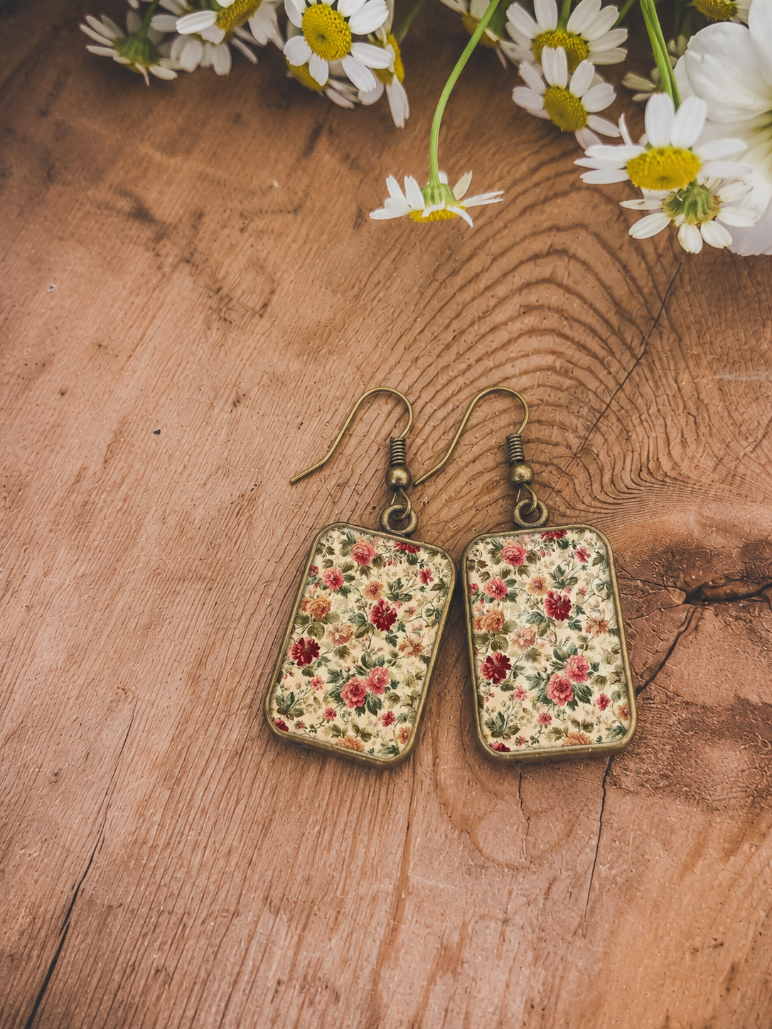 Vintage Wildflower Earrings