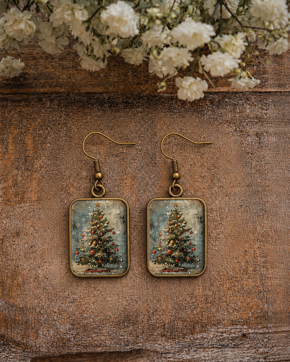 O Christmas Tree Earrings