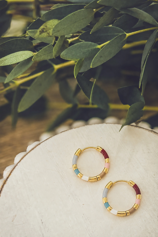 Patchwork Hoops