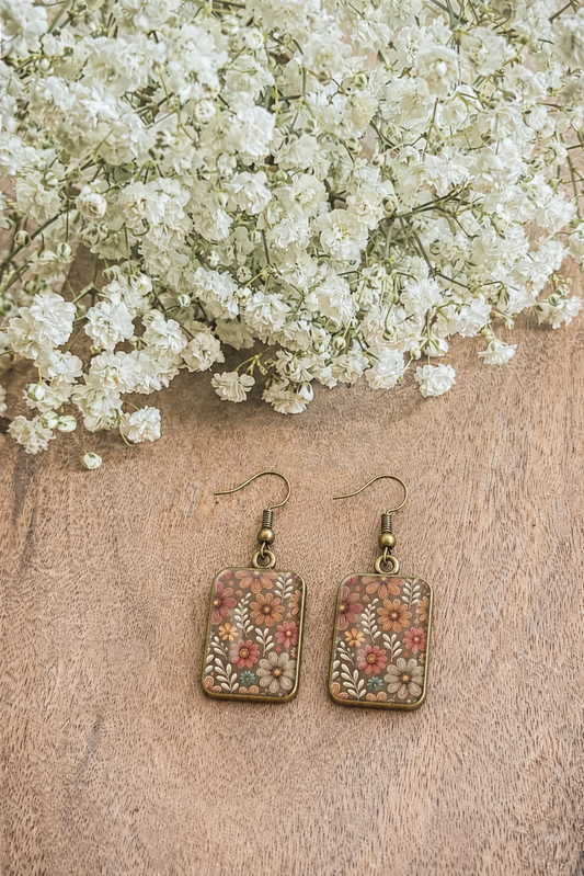 Vintage Wildflower Earrings
