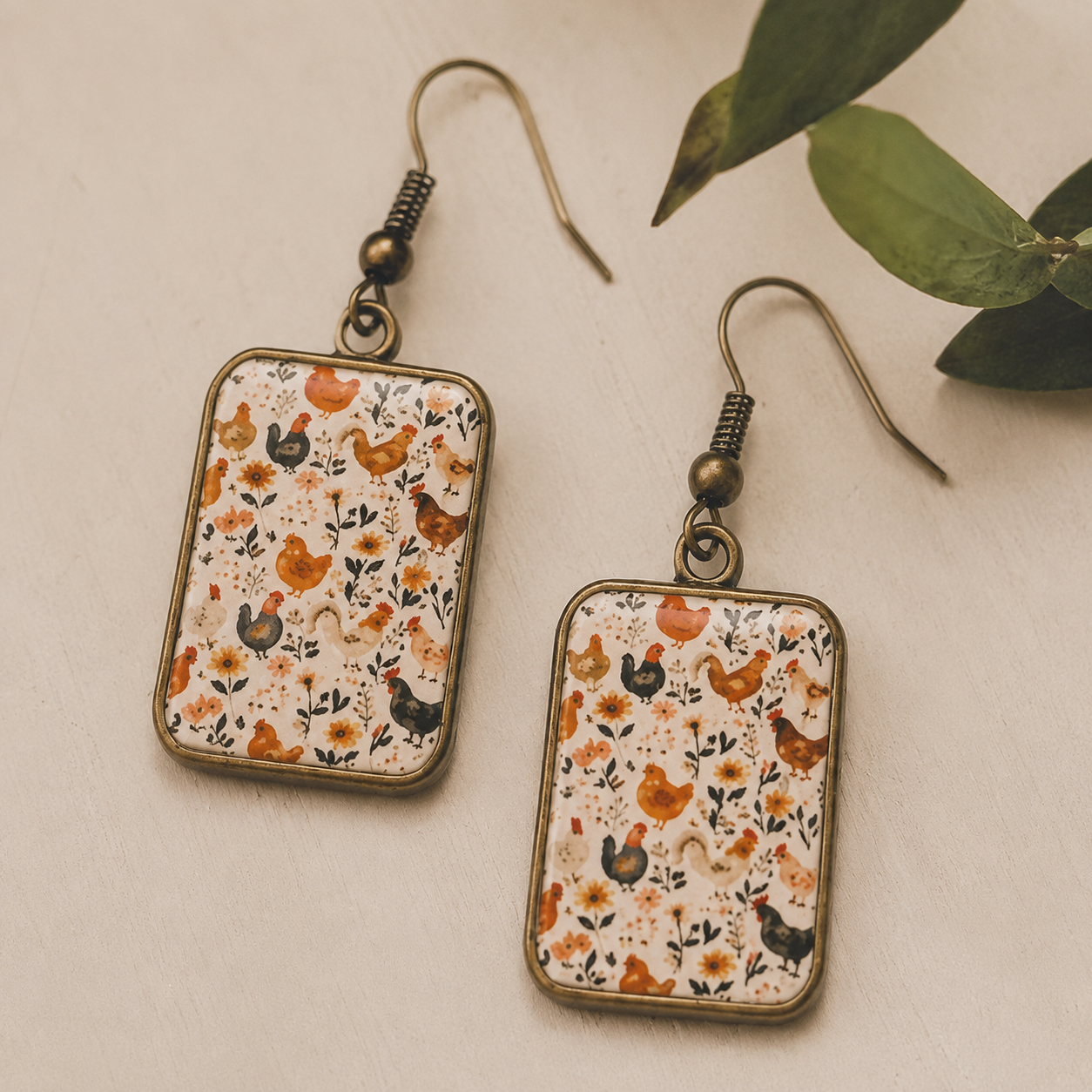 Little Hen House Earrings