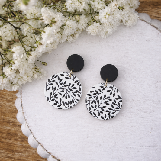 Black Vine Earrings