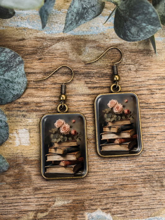 The Rosewood Library Earrings