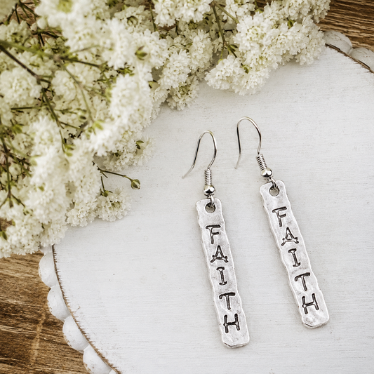 Rustic Faith Earrings