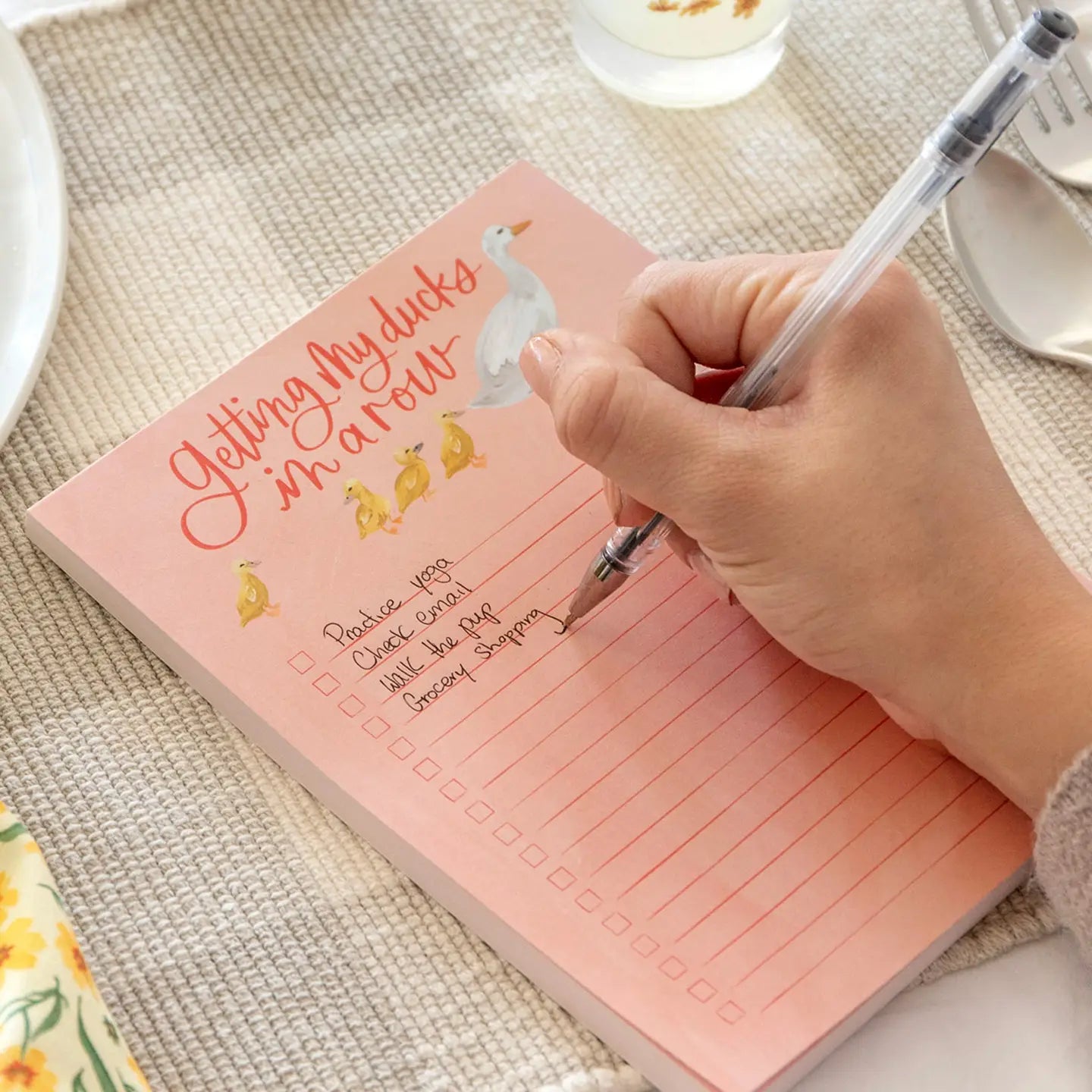Ducks in a Row Notepad