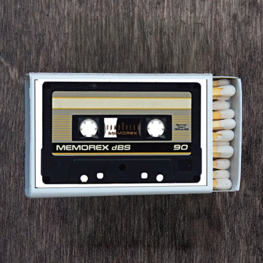 Cassette Vintage Matchbox • Decorative Matches