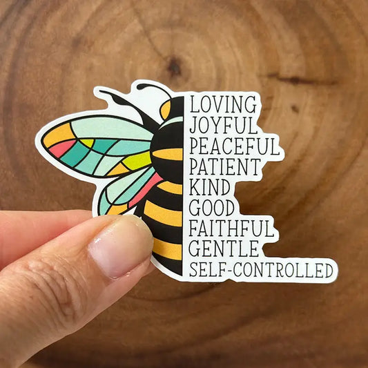 Fruit of the Spirit Christian Sticker | Cute, Colorful, Bees