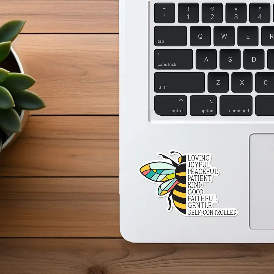 Fruit of the Spirit Christian Sticker | Cute, Colorful, Bees