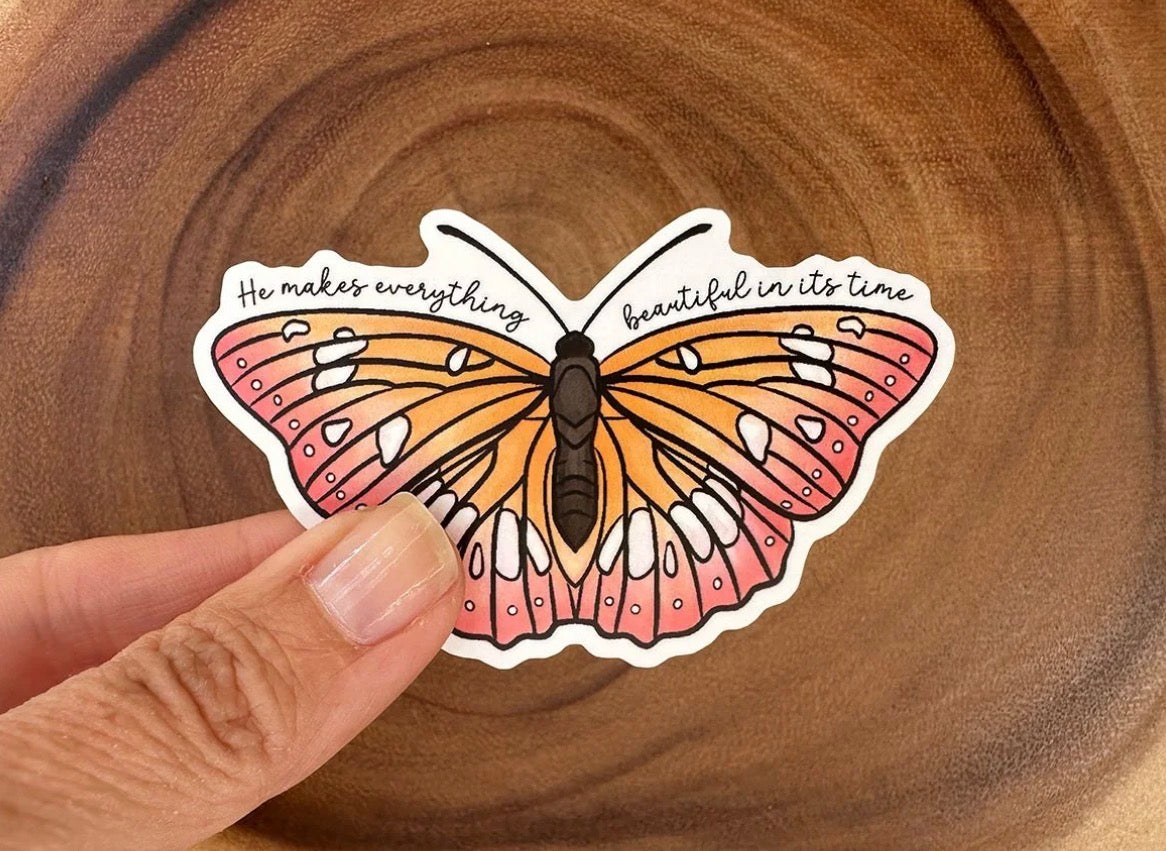 He Makes All Things Beautiful Sticker