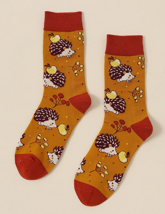 Adorable Hedgehog Socks