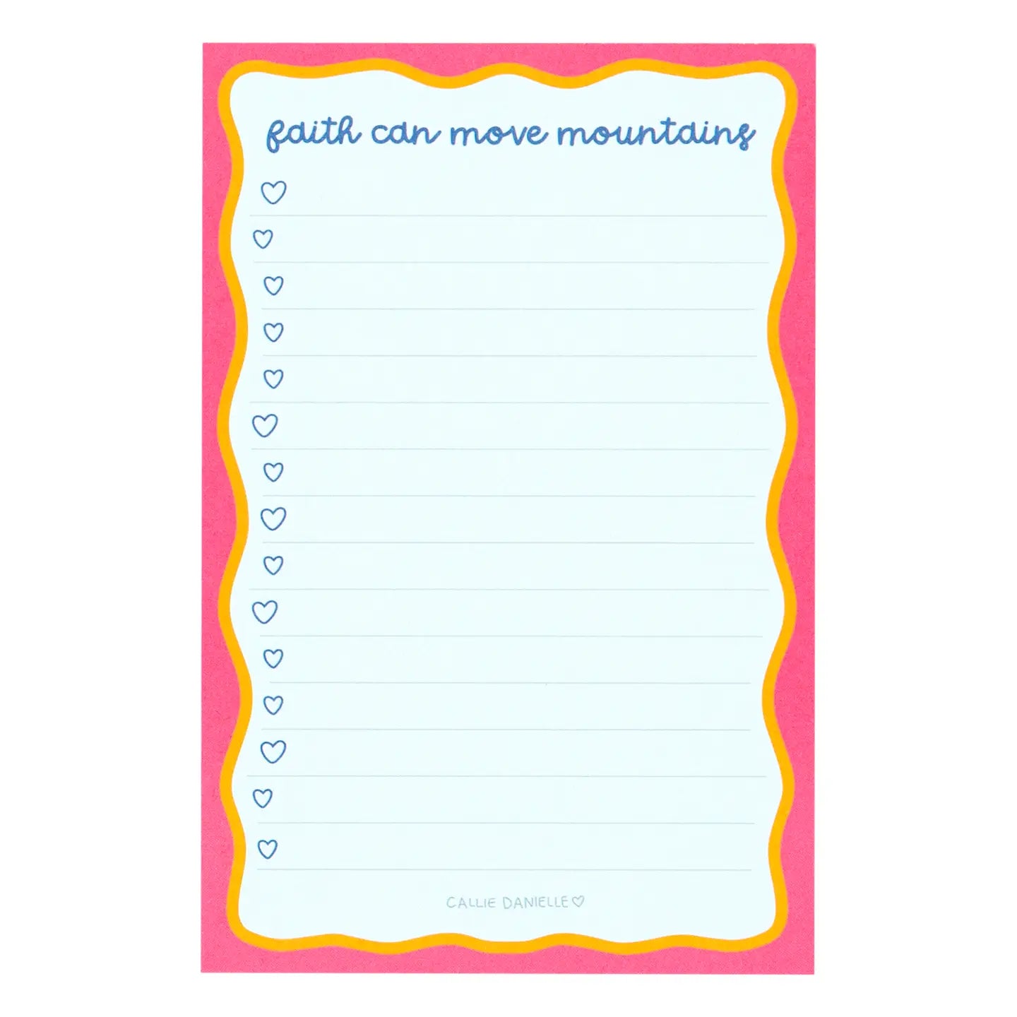 Faith Can Move Mountains Notepad