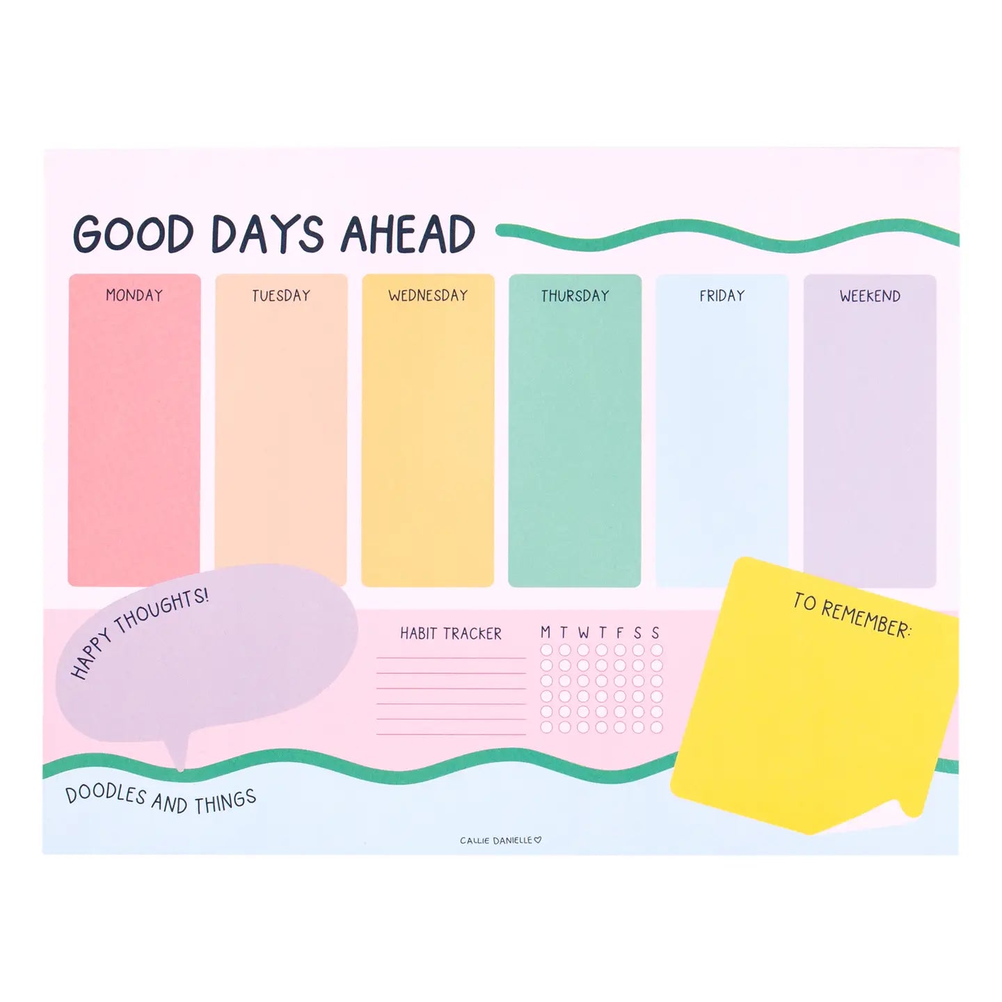 Good Days Ahead Notepad Planner