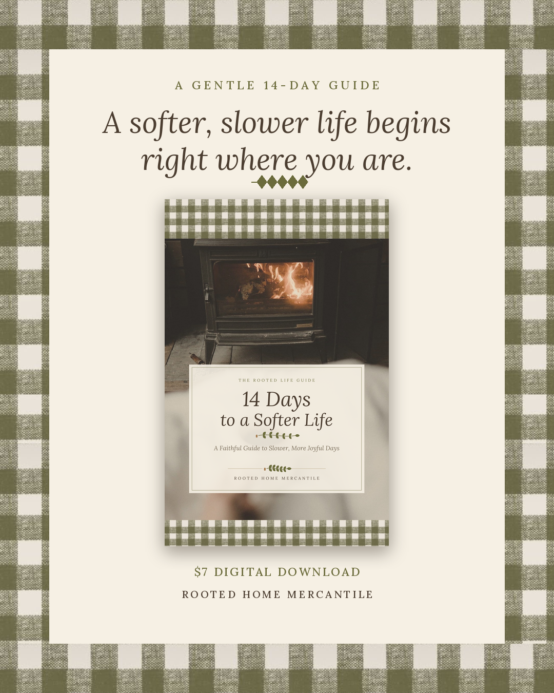 14 Days to a Softer Life: A Faith-Filled Slow Living Guide (Digital Download)