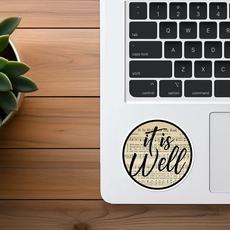 It Is Well with My Soul (Nostalgic) | Christian Hymn Sticker