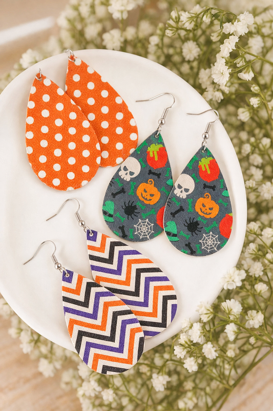 Adorable Fall Drop Earrings Set