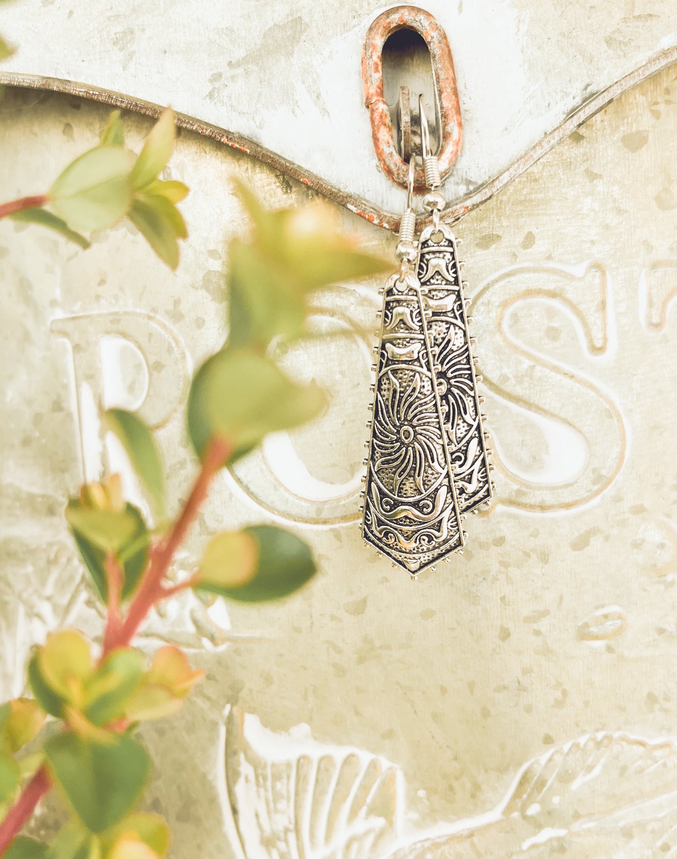 Beautiful Boho Silver Earring Set