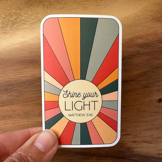 Shine Your Light | Christian Sticker
