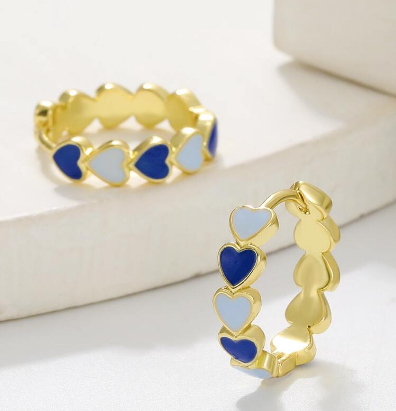 Adorable Blue Heart Huggies