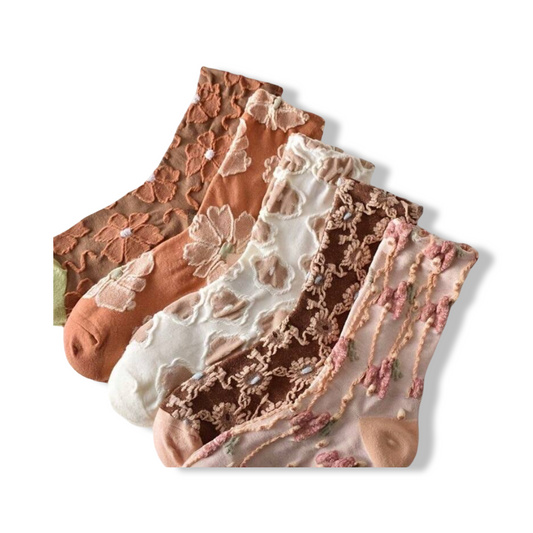 Adorable 5 Pair Socks