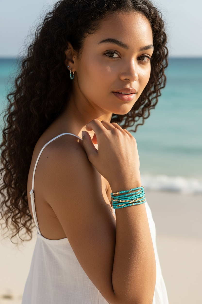 Beautiful Turquoise Bracelet Set